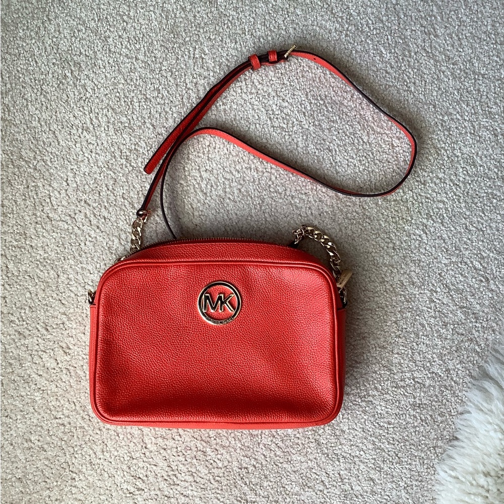 Michael Kors Clementine Pebbled Crossbody Bag